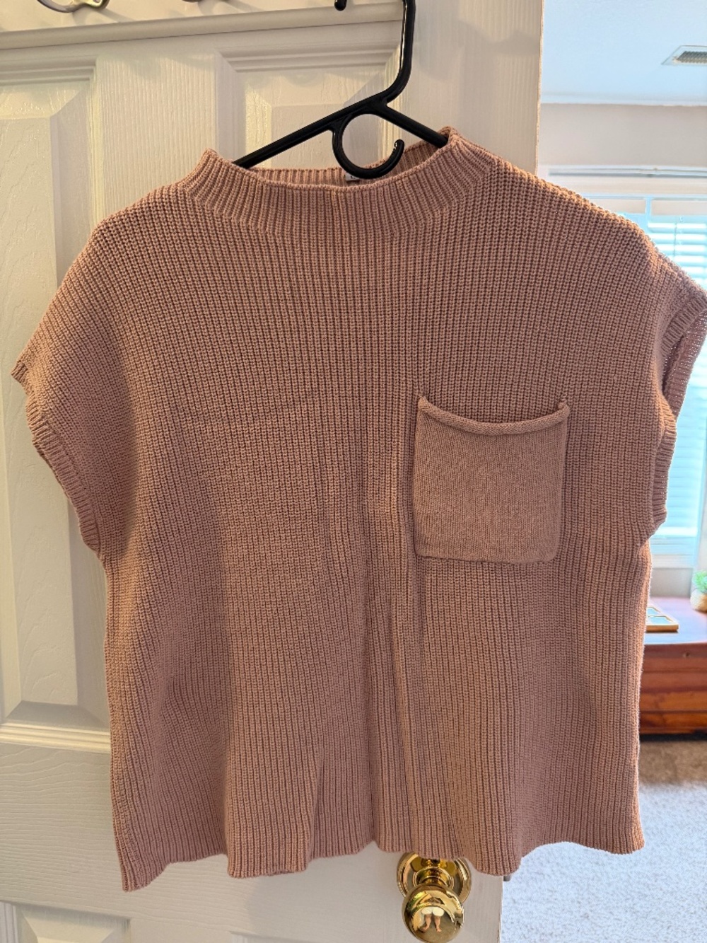 Pink sweater/pants set - large